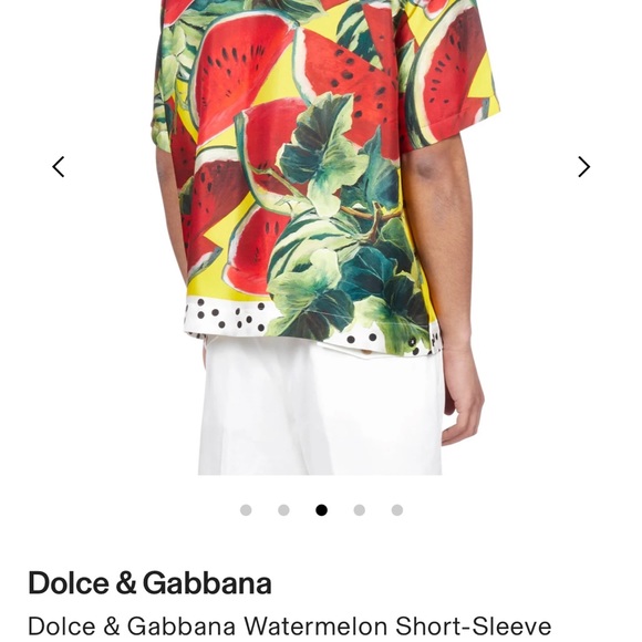 Dolce gabbana men’s watermelon shirt - Picture 2 of 3